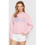 Przecenione Różowe Bluzy damskie marki Billabong w rozmiarze L 