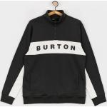 Przecenione Czarne Bluzy z kołnierzem męskie marki Burton w rozmiarze L 