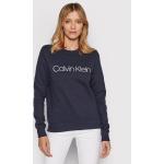 Przecenione Granatowe Bluzy damskie marki Calvin Klein w rozmiarze S 