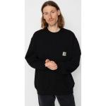 Przecenione Czarne Bluzy męskie bawełniane z okrągłym dekoltem marki Carhartt WIP w rozmiarze XL 