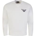 Białe Swetry męskie w stylu casual marki Emporio Armani w rozmiarze L 