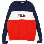 Czerwone Bluzy z nadrukiem marki Fila w rozmiarze XL 