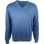 Niebieskie Koszulki sportowe męskie eleganckie bawełniane marki Gant w rozmiarze XL 