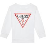 Przecenione Białe Bluzy dziecięce polarowe marki Guess 