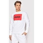 Przecenione Białe Bluzy polarowe męskie marki Hugo w rozmiarze M 