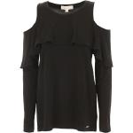 Czarne Bluzy damskie eleganckie marki Michael Kors MICHAEL w rozmiarze L 