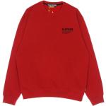Czerwone Bluzy z kapturem męskie w stylu miejskim marki IUTER w rozmiarze S 