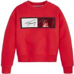 Czerwone Bluzy sportowe sportowe na zimę marki Tommy Hilfiger 
