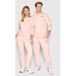 Przecenione Różowe Bluzy polarowe damskie marki New Balance 