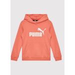 Przecenione Różowe Bluzy dziecięce sportowe marki Puma w rozmiarze 140 
