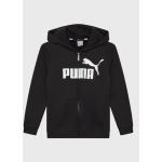Przecenione Czarne Bluzy dziecięce sportowe marki Puma w rozmiarze 92 