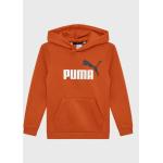 Przecenione Pomarańczowe Bluzy dziecięce sportowe marki Puma w rozmiarze 98 