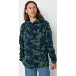 Przecenione Zielone Eko Bluzy z kołnierzem męskie z poliestru marki Quiksilver w rozmiarze XL 