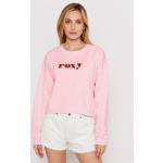 Przecenione Różowe Bluzy damskie marki Roxy Roxy w rozmiarze L 