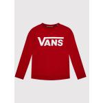 Przecenione Czerwone Bluzy dziecięce sportowe marki Vans 
