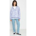 Przecenione Fioletowe Bluzy z kołnierzem damskie marki Vans Floral w rozmiarze S 