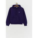 Fioletowe Bluzy z kapturem damskie bawełniane marki Carhartt WIP w rozmiarze S 