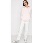 Przecenione Różowe Bluzy z kapturem damskie bawełniane marki New Balance w rozmiarze M 