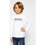 Przecenione Białe Bluzki dziecięce marki HUGO BOSS BOSS 