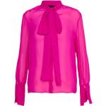 Różowe Bluzki damskie eleganckie z wiskozy marki Patrizia Pepe w rozmiarze M 