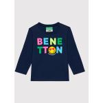 Przecenione Granatowe Bluzki dziecięce marki United Colors of Benetton w rozmiarze 98 