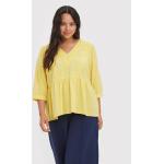 Przecenione Żółte Bluzki damskie marki Vero Moda w rozmiarze 4 XL 