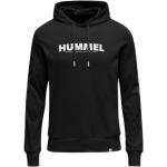 Czarne Bluzy z kapturem męskie eleganckie marki Hummel w rozmiarze S 