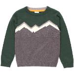 Zielone Swetry dziecięce dla chłopców marki BOBOLI w rozmiarze 104 