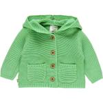 Zielone Swetry dziecięce z kapturem marki BOBOLI w rozmiarze 68 