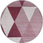Przecenione Bordowe Dywany okrągłe o średnicy 80 cm marki vitaus 