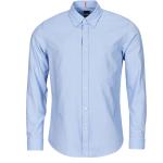 Przecenione Niebieskie Koszule z długim rękawem męskie z długimi rękawami marki HUGO BOSS BOSS w rozmiarze XL 