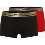 BOSS - Obcisłe bokserki męskie pakowane po 2 szt., czerwony|czarny