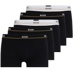Czarne Przylegające bokserki męskie marki HUGO BOSS BOSS w rozmiarze L 