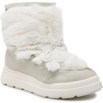 Przecenione Białe Śniegowce damskie na zimę marki Tamaris w rozmiarze 38 