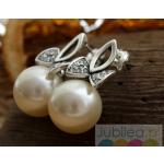 BRABANTIA - srebrne kolczyki z perłami