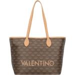 Brązowe Shopper bags damskie marki Valentino by Mario Valentino 