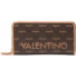Brązowe Portfele damskie w nowoczesnym stylu marki Valentino by Mario Valentino 