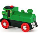 Zielone Zabawki kolejki z motywem pociągów marki BRIO 