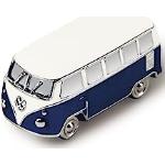 Niebieskie Autka do zabawy z motywem autobusów metalowe Volkswagen T1 