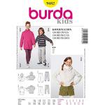 Bluzy dziecięce z kapturem dla chłopców marki Burda 