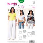 Wielokolorowe Koszulki z krótkimi rękawami na wiosnę marki Burda 