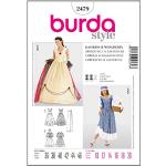 Kostiumy karnawałowe damskie bez rękawów marki Burda 