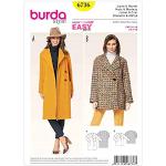 Białe Płaszcze marki Burda 