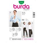 Białe Bluzki koszulowe marki Burda 