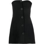 Czarne Sukienki z gorsetem damskie na imprezę marki The Attico w rozmiarze XS 