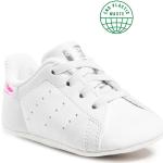Białe Niskie sneakersy damskie marki adidas w rozmiarze 20 