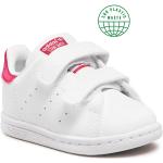 Przecenione Białe Niskie sneakersy damskie marki adidas w rozmiarze 26 