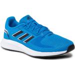 Przecenione Niebieskie Buty do biegania treningowe męskie sportowe marki adidas Performance 