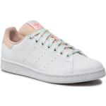 Przecenione Białe Niskie sneakersy damskie marki adidas w rozmiarze 38 