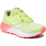 Zielone Buty do biegania terenowe damskie sportowe marki adidas Performance w rozmiarze 38 